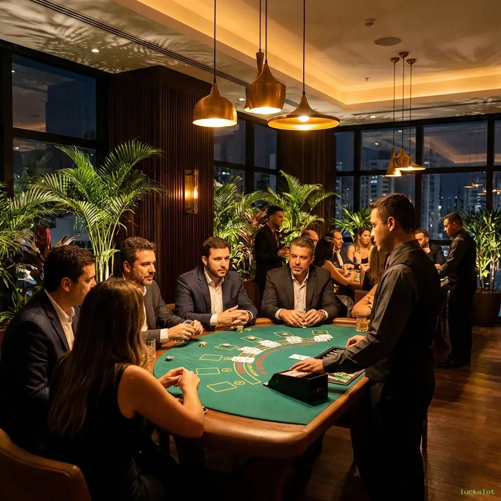 Imagem promocional da luckslot mostrando a plataforma e suas vantagens